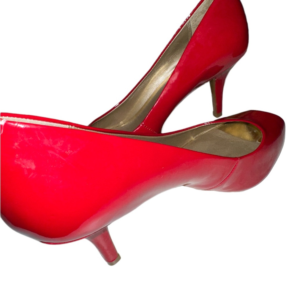 Alfani Red Step N Flex Peep Toe Heel Size 7 - Picture 5 of 7